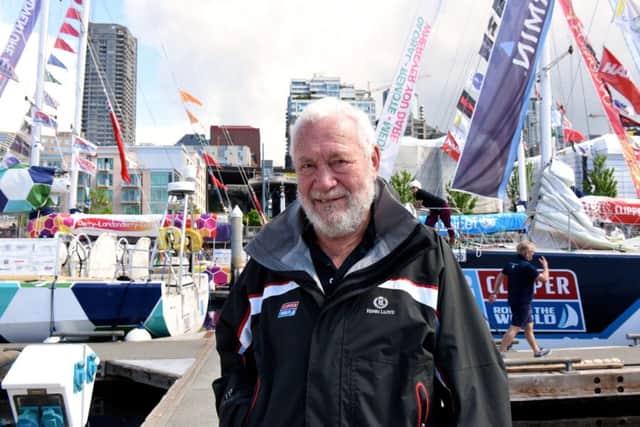 Race founder Sir Robin Knox-Johnston in Seattle. Picture: Lisa Young