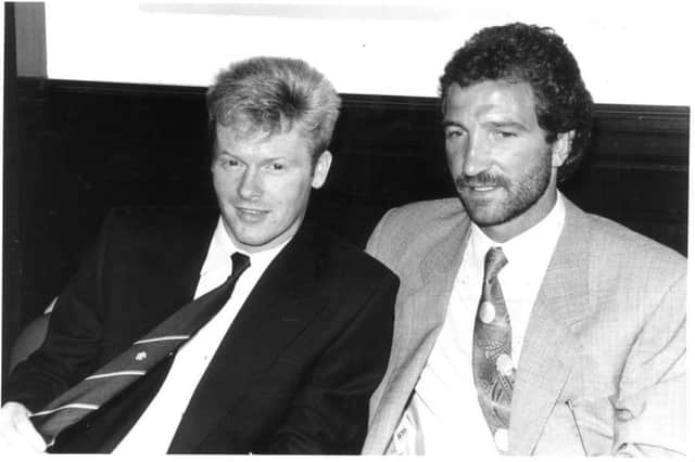 Graeme Souness stuns Scottish football by signing Maurice Johnston from under the noses of Celtic. Picture: TSPL