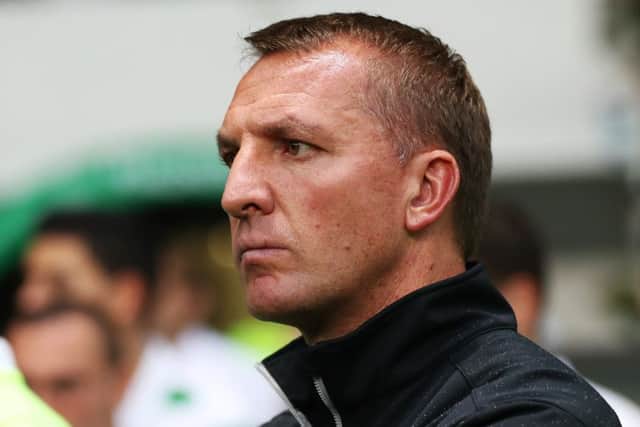 Brendan Rodgers watched his side fight back from a goal down. Picture: Getty