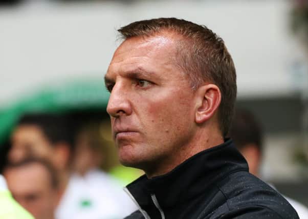 Brendan Rodgers watched his side fight back from a goal down. Picture: Getty