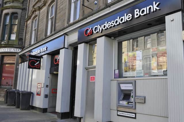 A branch of the Clydesdale Bank