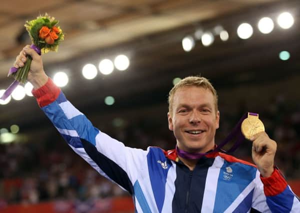 Sir Chris Hoy in his heyday as a superfit Olypian. Picture: Bryn Lennon/Getty Images)