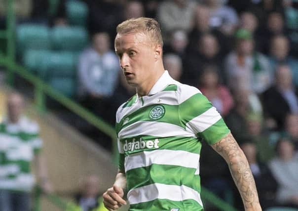 Leigh Griffiths netted Celtic's equaliser during the Champions League qualifier. Picture: Getty