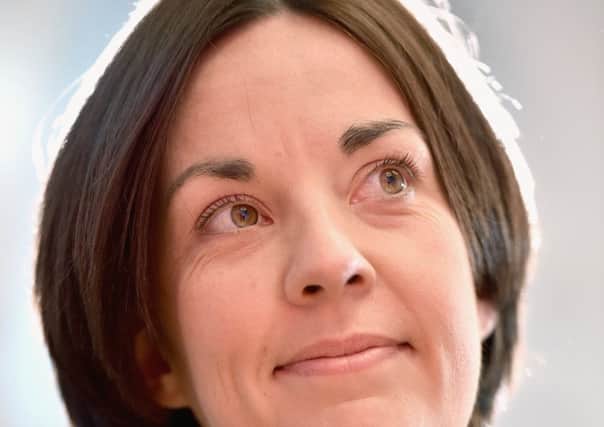 Scottish Labour leader Kezia Dugdale  saw at first hand how Donald Trumps railing against Washington appeals. Picture: Getty Images