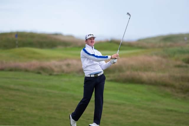 Top seed Connor Syme is through the quarter-finals at Royal Aberdeen, where he meets Craig Howie. Picture: Kenny Smith