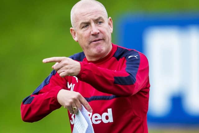 Rangers manager Mark Warburton still wants a striker and a central defender, most likely on loan. Picture: Bill Murray/SNS