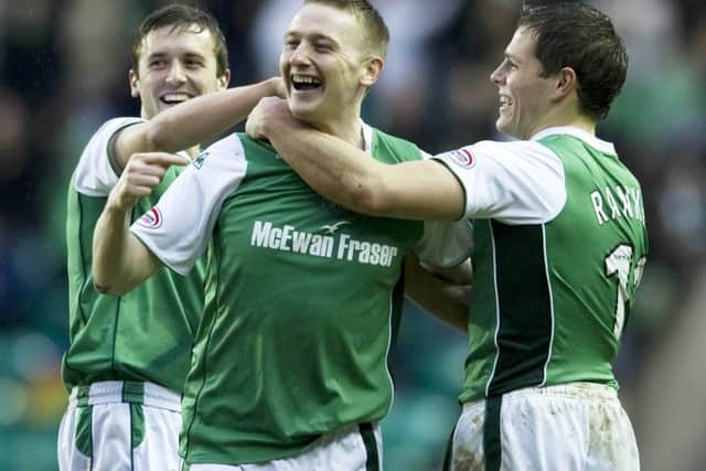 Derek Riordan scored close to 100 goals for Hibs. Picture; Craig Williamson