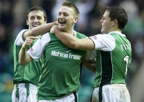 Derek Riordan scored close to 100 goals for Hibs. Picture; Craig Williamson
