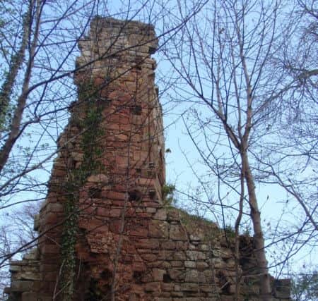 The remains of Yester Castle in East Lothian. Picture: Wikicommons