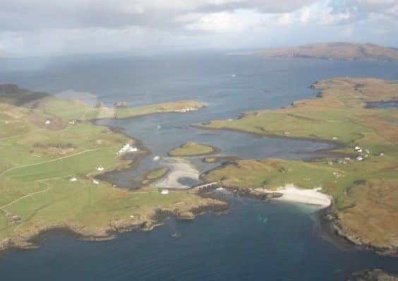 Vatersay is linked to Barra by causeway. PIC Contributed.