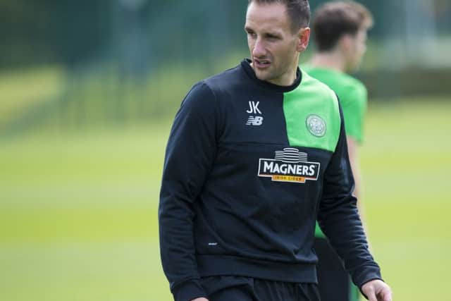 First team coach John Kennedy says Celtic wont be overly cautious heading into the second leg against Astana on Wednesday. Picture: Craig Williamson/SNS Group