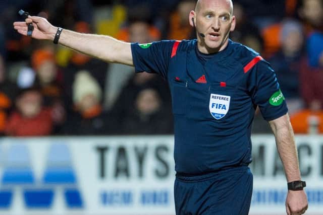 Referee Bobby Madden took a dim view of wrestling, but will all referees apply the laws consistently? Picture: Craig Foy/SNS