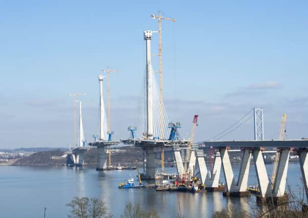 The opening of the new Queensferry Crossing will be delayed. Picture: Ian Rutherford
