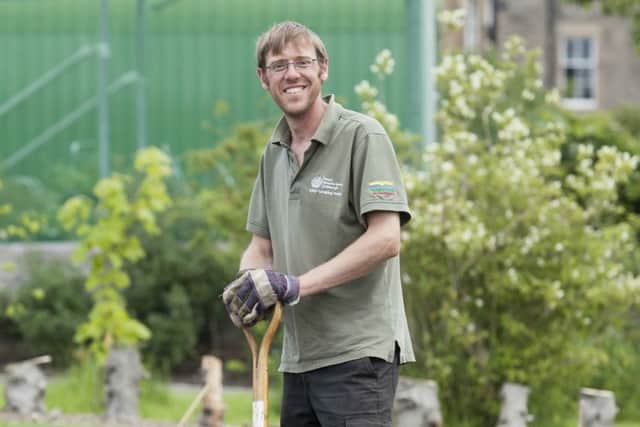 Ben Dell is the new market gardner at RBGE's Edible Garden. Picture: Contributed