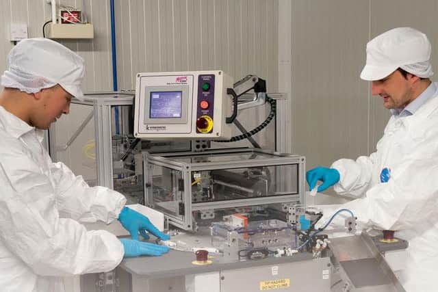 Omega is to take on 14 extra staff at its base in Alva. Picture: Contributed