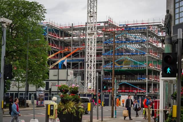Commercial building work saw its steepest fall in more than six years. Picture: Steven Scott Taylor