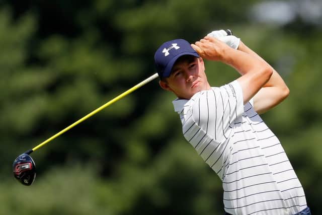 Englishman Matt Fitzpatrick is sitting in the last of nine automatic spots for the Ryder Cup heading into the Paul Lawrie Match Play at Archerfield Links. Picture: Getty Images