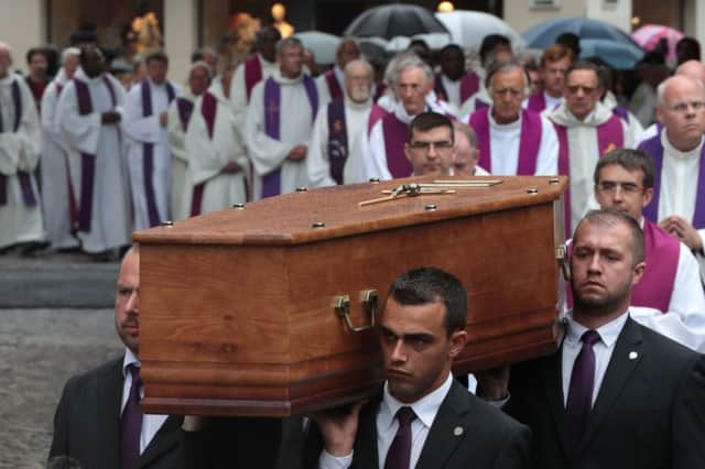 1,500 mourners attend the funeral of Father Jacques Hamel at Rouen Cathedral. Picture: AFP/Getty Images