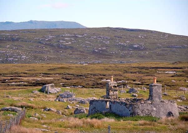 A ruin near Lochboisdale, South Uist. Much work is being done to revitalise the island through community ownership. PIC www.geograph.co.uk