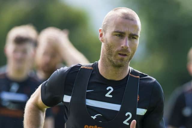 Dundee United's Sean Dillon says relegation was the most draining experience of his life. Picture: Craig Foy/SNS