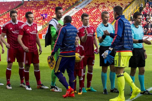 Aberdeen and Maribor will meet again in the Europa League tomorrow night. Picture: SNS