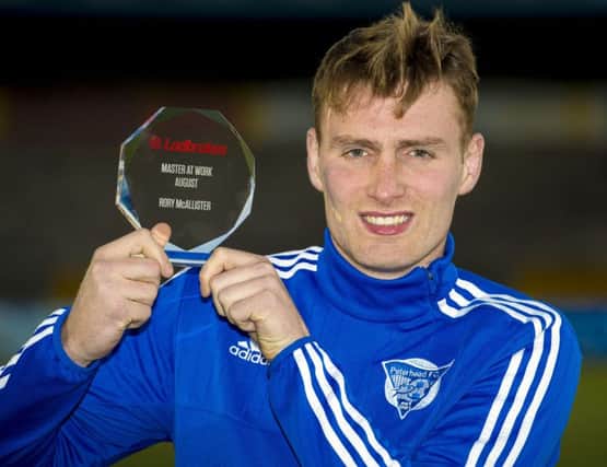 Rory McAllister has been a prolific scorer for Peterhead and is now wanted by Dundee United. Picture: Alan Harvey/SNS
