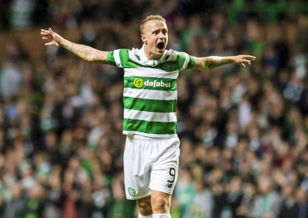 Leigh Griffiths celebrates Celtic's win over Astana. Picture: Craig Williamson/SNS