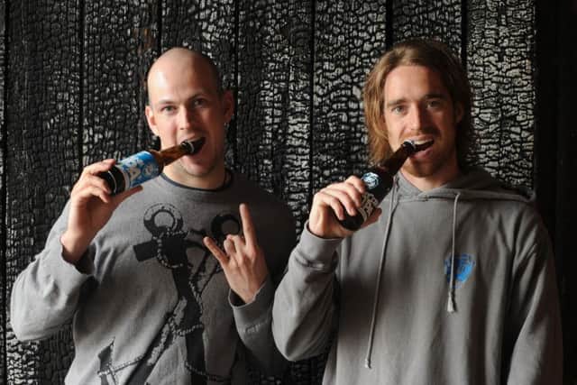 BrewDog co-founders James Watt, left, and Martin Dickie. Picture: Contributed