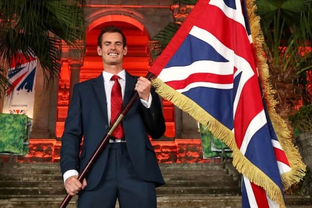 Andy Murray was announced as the flag bearer for Team GB at the Rio 2016 Olympic Games. Picture: Getty