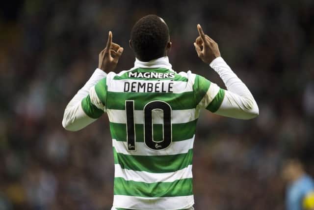 Moussa Dembele fired in the winning goal from the penalty spot. Picture: SNS
