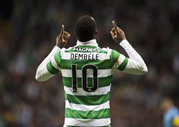 Moussa Dembele fired in the winning goal from the penalty spot. Picture: SNS