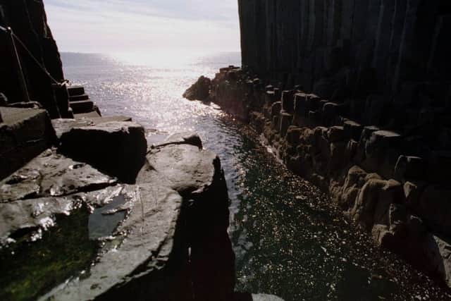 Fingal's Cave, on the island of Staffa, was once part of the lands owned by the MacQuarries. The clan has had no recognised chief since the early 19th century. Picture: Graham Hamilton/TSPL