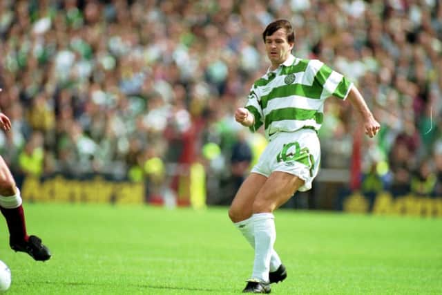 Charlie Nicholas in action for Celtic in 1992. Picture: TSPL