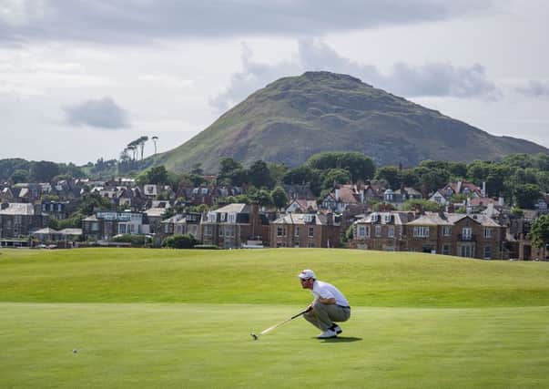 Tourists have been picnicking and building sandcastles on North Berwick Golf Club. Picture: Steven Scott Taylor