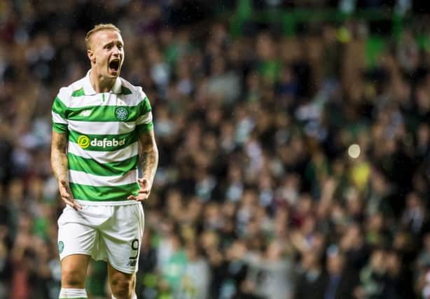 Goals from Leigh Griffiths and Moussa Dembele assured Celtic's passage into the play-off round. Picture: SNS