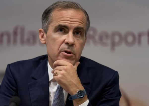 The Bank of England's governor Mark Carney unveiled a series of stimulus measures to jumpstart the UK economy. Picture: AP