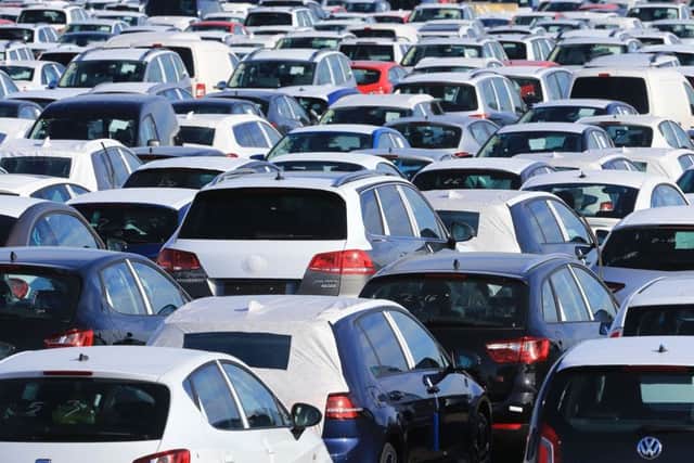 New car sales grew just 0.1% last month, the SMMT said. Picture: Gareth Fuller/PA Wire