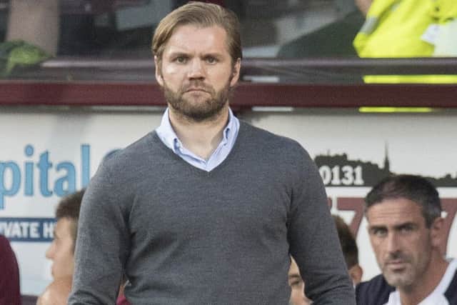 Robbie Neilson is relishing a stern start to the season. Pic: SNS