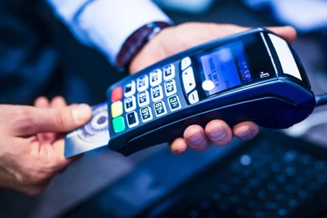 Contactless cards are currently limited to £30 transactions. Picture: Lisa Ferguson