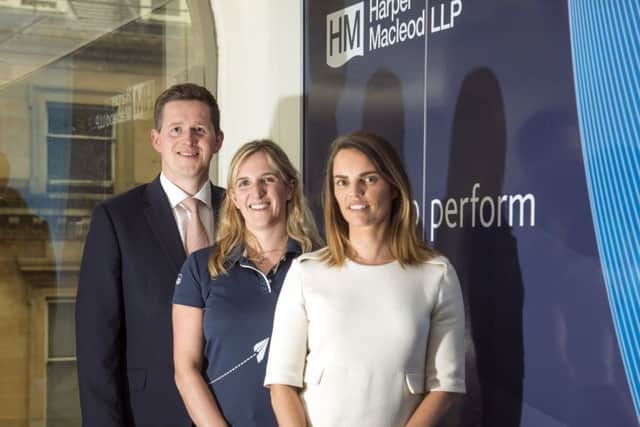 Martin Darroch, Paula Skinner, Lucy-Rose Walker. Picture: Ross Gilmore