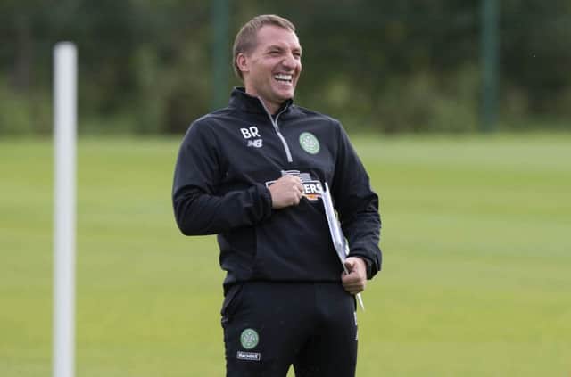 Celtic manager Brendan Rodgers will take charge of his first league game at Tynecastle. Picture: SNS