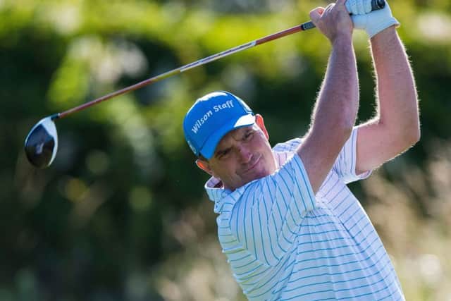 Anthony Wall finished birdie-eagle to book his semi-final spot in the Aberdeen Asset Management Paul Lawrie Match Play. Picture: PA