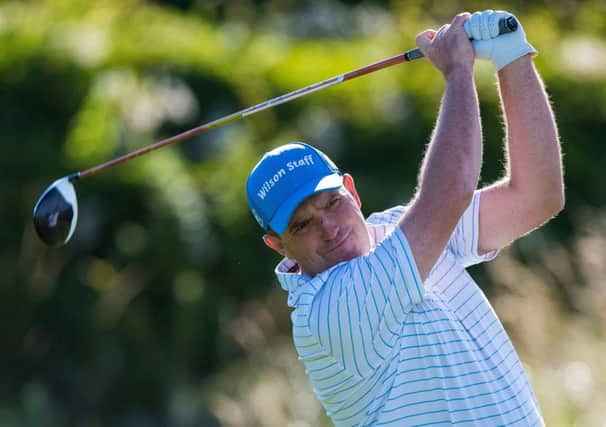 Anthony Wall finished birdie-eagle to book his semi-final spot in the Aberdeen Asset Management Paul Lawrie Match Play. Picture: PA