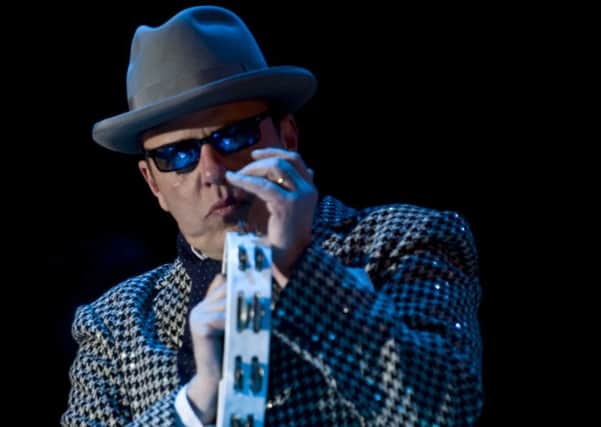 Lead singer "Suggs" McPherson on stage with Madness. Picture: Ian Georgeson
