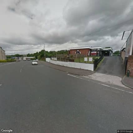 The incident happened outside the Shettleston Juniors Football Ground in Shettleston Road at around 12.35am. Picture: Google