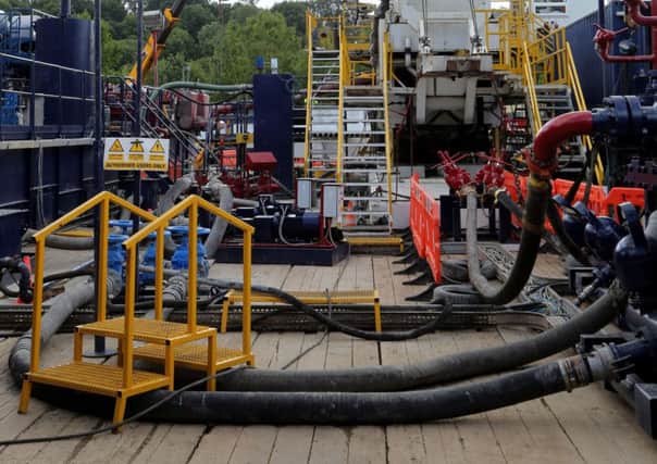 A fracking exploration drilling site. Picture: Gareth Fuller/PA