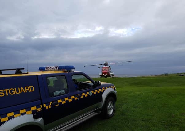 The coastguard team were dispatched to the rescue the crew of the boat which had lost propulsion and was taking on water near Ailsa Craig, in

worsening sea conditions. Picture: contributed