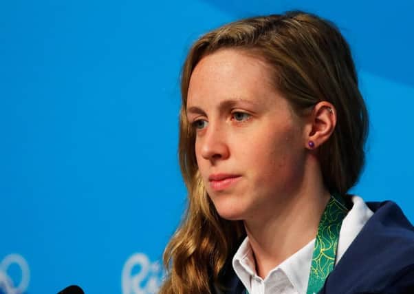 Hannah Miley: missed medal. Picture: Getty