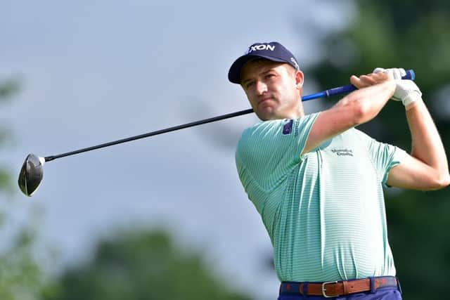 Russell Knox on his way to victory in the Travelers Championship on the PGA Tour. Picture: Getty Images