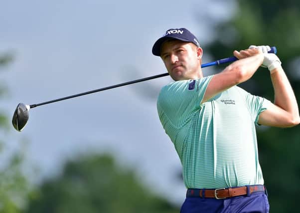 Russell Knox on his way to victory in the Travelers Championship on the PGA Tour. Picture: Getty Images